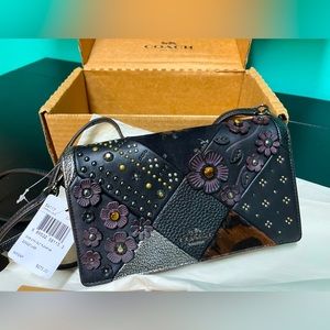 NWT Coach leather crossbody